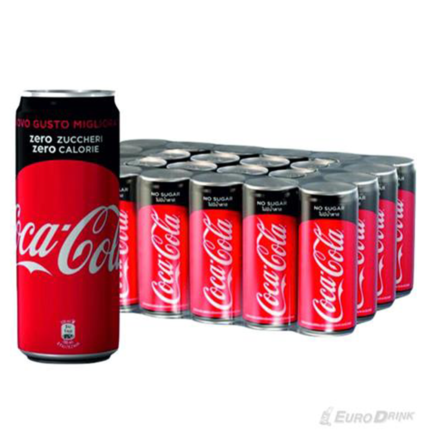 Coca Cola Zero Lattina cl.33x24